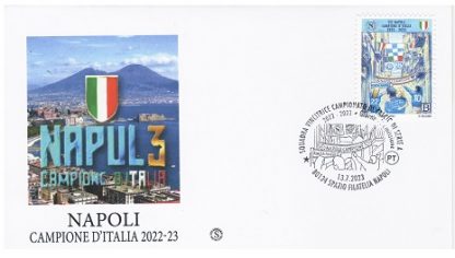 Italia 2023 FDC NAPOLI Campione d' Italia 2022-2023