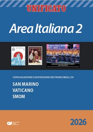 Novità 2026- Unificato Area Italiana II -San Marino, Vaticano e S.M.O.M.
