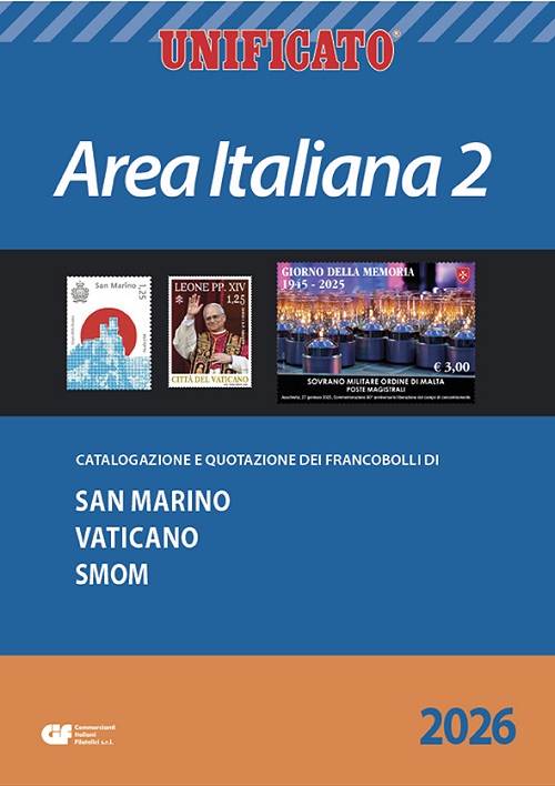Novità 2026- Unificato Area Italiana II -San Marino, Vaticano e S.M.O.M.