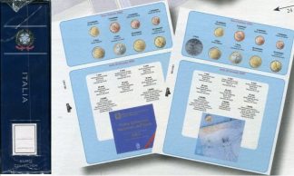 Italia Divisionali con argento - 2 album con fogli dal 2002 al 2023