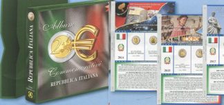 Italia 2 euro in coin card - 2 album con fogli dal 2009 al 2023