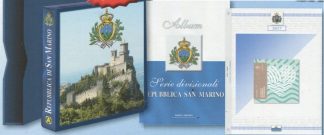 San Marino Divisionali ufficiali - 2 album con fogli dal 2004 al 2023