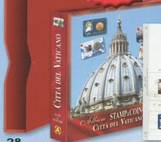 Vaticano stamp and coin card  - 2 album con fogli dal 2004 al 2023
