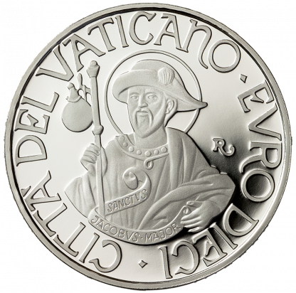 2023 Vaticano Monete 5+10 euro argento Vaticano S.Giovanni e S.Giacomo - immagine 2