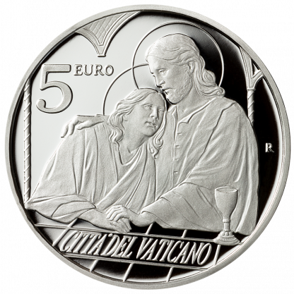 2023 Vaticano Monete 5+10 euro argento Vaticano S.Giovanni e S.Giacomo - immagine 3