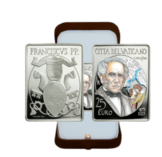 2023 Vaticano- 25 euro in argento colorata Alessandro Manzoni