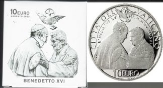 2023 Vaticano Moneta 10€ AG Vaticano- Benedetto XVI