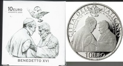 2023 Vaticano Moneta 10€ AG Vaticano- Benedetto XVI