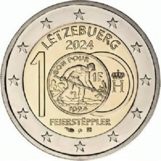 2024 LUSSEMBURGO 100º ann. dell'introduzione del franco lussemburghese