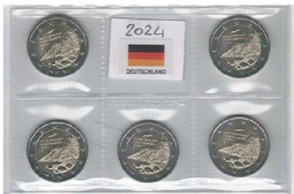 2024 Germania - 5 zecche 175º anniversario della Costituzione di Francoforte
