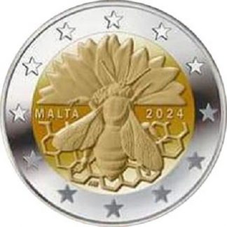 2024 Malta 2 euro fior di conio Ape mellifera di Malta