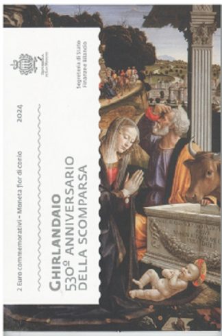2024  San Marino 2 euro Ghirlandaio