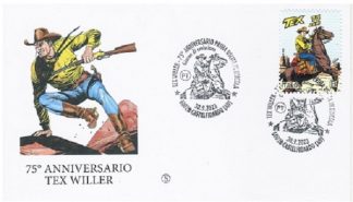2023 Italia FDC -75° Ann. TEX WILLER-