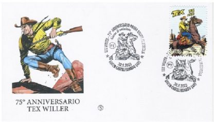 2023 Italia FDC -75° Ann. TEX WILLER-