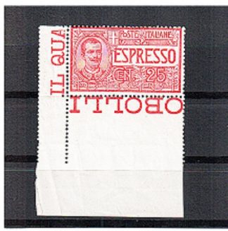1903 ESPRESSO EFFIGIE VITTORIO EMANUELE III INTEGRO