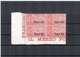 1922 ESPRESSO SOPRASTAMPATO INTEGRO