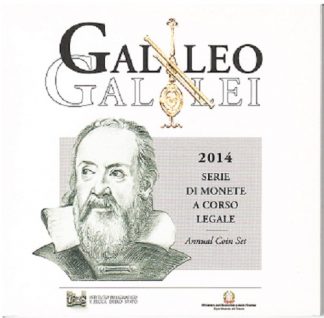 2014 Divisionale Euro Italia - 9 Valori  GALILEO GALILEI