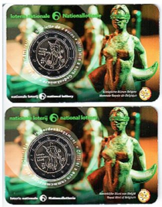 2025 Belgio coincard 'Lotteria nazionale'