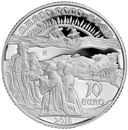 Offerta speciale-2018 - 10 € Ag proof  Italia  - Marco Polo - immagine 3