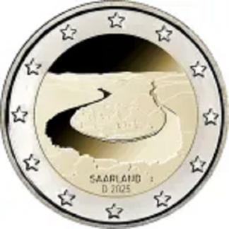 2025 Germania  Presidenza del Saarland al Bundesrat zecca singola casuale