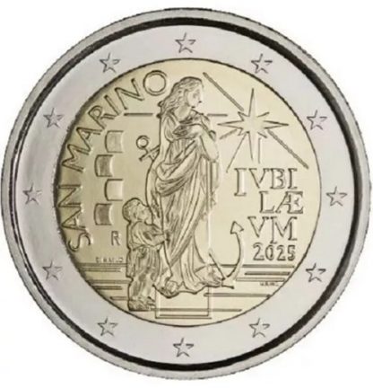 Top Novità 2025  San Marino 2 euro Giubileo-Anno Santo 2025 - immagine 2