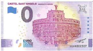 Banconota 0 euro souvenir-Roma-Castel Sant'Angelo