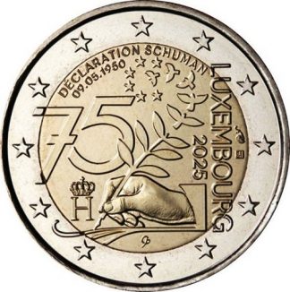 Novità 2025 LUSSEMBURGO 75º anniversario della Dichiarazione di Shuman