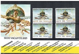 Vaticano 2025 - Sede Vacante 2025- serie di 4 valori