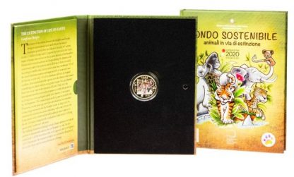Top rarità!!! Italia 2020 5 euro proof - Animali in via di estinzione - Tigre in cofanetto - immagine 4