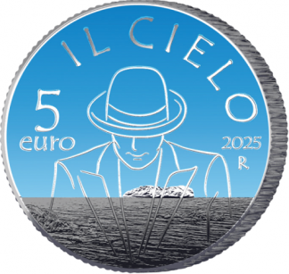 Top offerta!!! Italia 5 euro argento -il Cielo di Renato Zero-