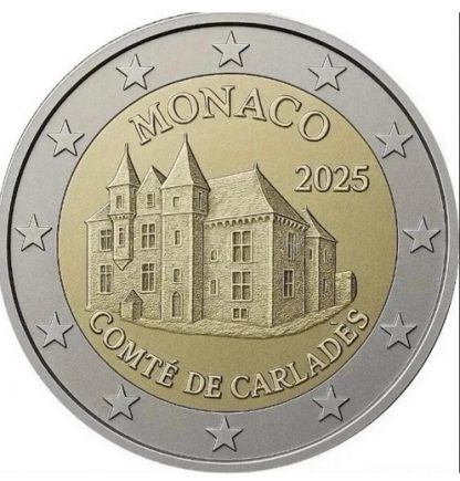 Top novità 2025 Monaco 2 euro FS -Comté de Carladès - immagine 2