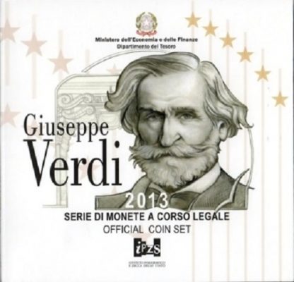 2013 Divisionale Euro Italia - 9 Valori  Giuseppe Verdi