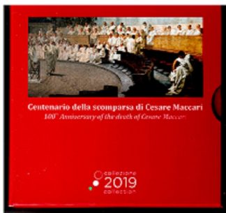 2019 - 5 € Ag Proof Italia  - Cesare Maccari