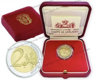 Top novità 2025 Monaco 2 euro FS -Comté de Carladès