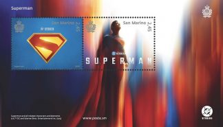 Top Novità 2025 San Marino Foglietto 'SUPERMAN'