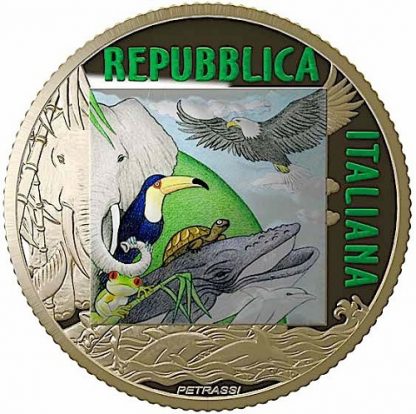 Top rarità!!! Italia 2020 5 euro proof - Animali in via di estinzione - Tigre in cofanetto - immagine 2
