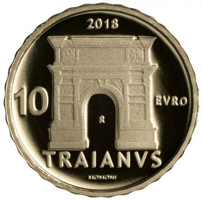 ITALIA 2018 Moneta da 10 euro -Serie Imperatori Romani- TRAIANO - immagine 3