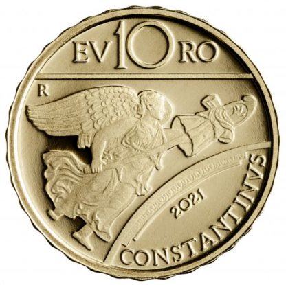 ITALIA 2021 Moneta da 10 euro -Serie Imperatori Romani- COSTANTINO - immagine 3