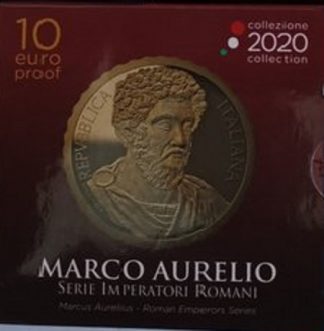 ITALIA 2020 Moneta da 10 euro -Serie Imperatori Romani- MARCO AURELIO