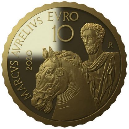 ITALIA 2020 Moneta da 10 euro -Serie Imperatori Romani- MARCO AURELIO - immagine 3