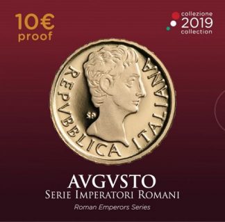 ITALIA 2019 Moneta da 10 euro -Serie Imperatori Romani- AUGUSTO