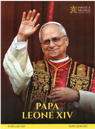 Vaticano 2025 -Novità Folder 'Inizio Pontificato Leone XIV' con 2 buste primo giorno con annullo ufficiale