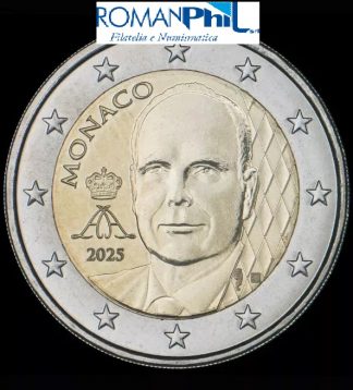 Top Offerta Novità 2025 MONACO  - 2 EURO ORDINARIO nuova effige Alberto II