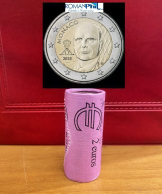 Top Offerta Novità 2025 MONACO  - Rotolino da 2 euro ordinario nuova effige Alberto II
