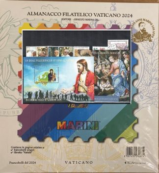 Vaticano 2024 - Annata Filatelica in fogli Marini King