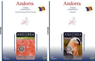 Novità Fogli per 2 euro in blister ANDORRA 2025 - Masterphil