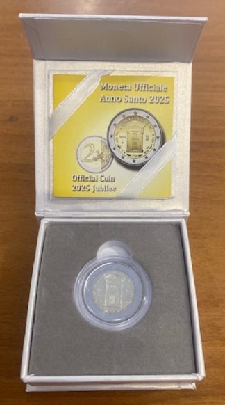 Top Novità 2025 ITALIA- 2 euro Giubileo in astuccio