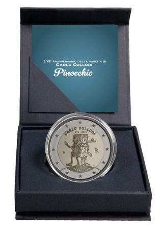 Ultima novità 2026!!!  2€ PROOF ITALIA - Carlo Collodi 1826-2026 PINOCCHIO
