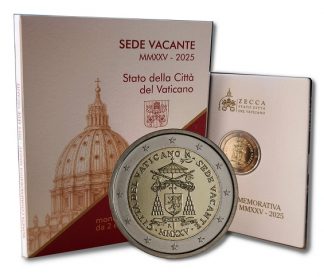 Ultimo arrivo!!! 2025 Vaticano  - 2 euro Sede Vacante MMXXV