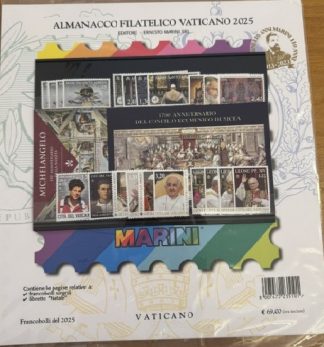 Ultimo arrivo!!! Vaticano 2025- Annata Filatelica in fogli Marini King
